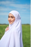 Telekung Tyara Qiyam White
